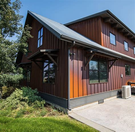 are there any metal buildings that match log houses|89 Metal Building Homes with Industrial.